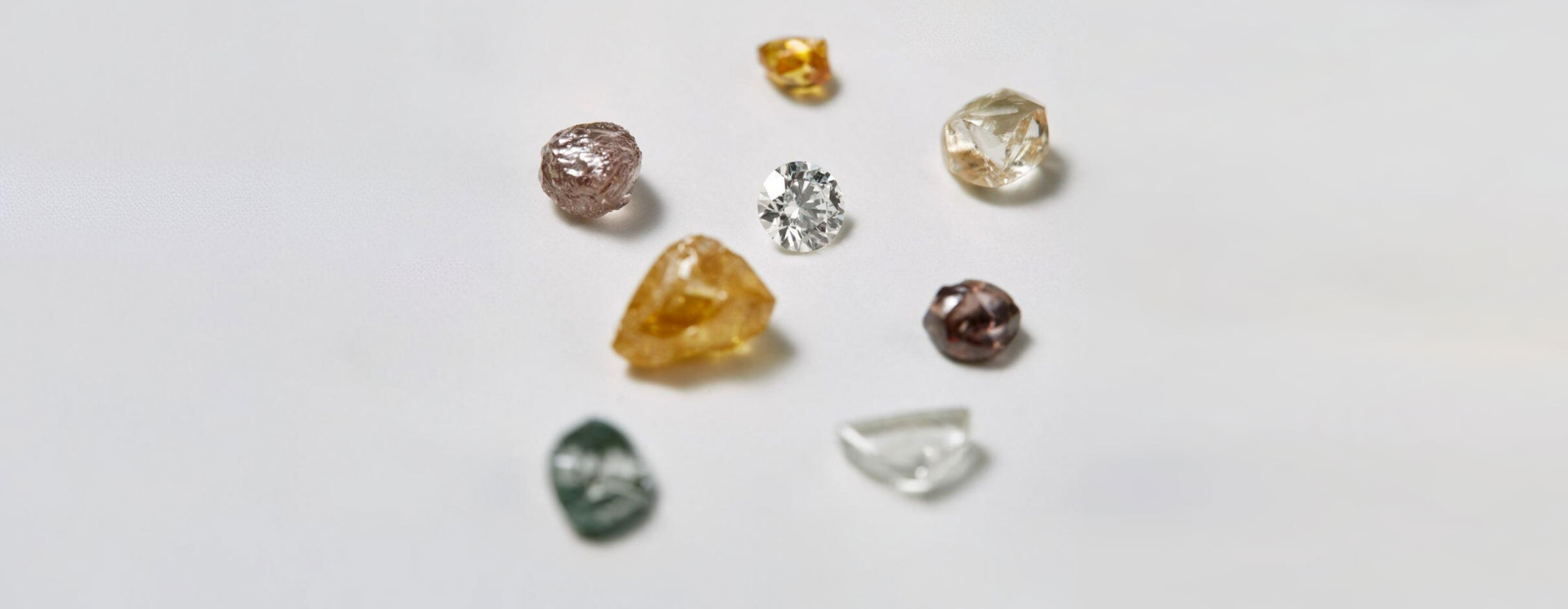 many colorful diamond